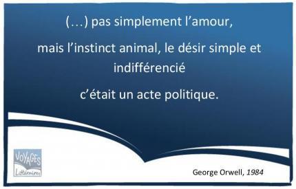 Citation 1984 Orwell - L'amour