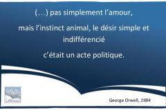 Citation 1984 Orwell - L'amour